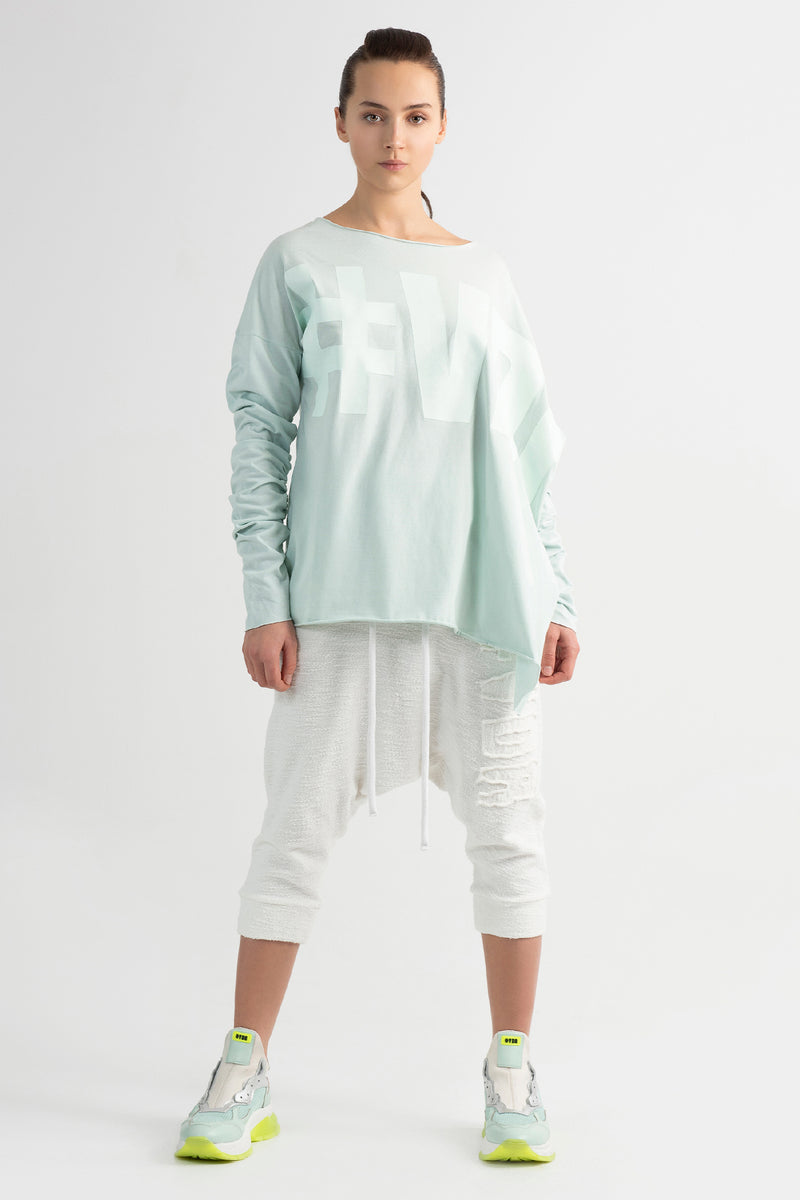 SİYAH UZUN T-SHIRT 7123