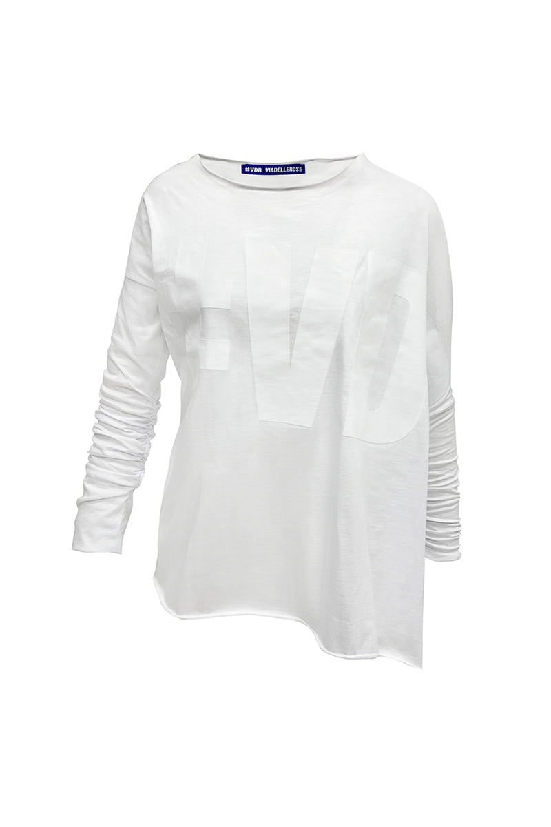 BEYAZ UZUN T-SHIRT 7123