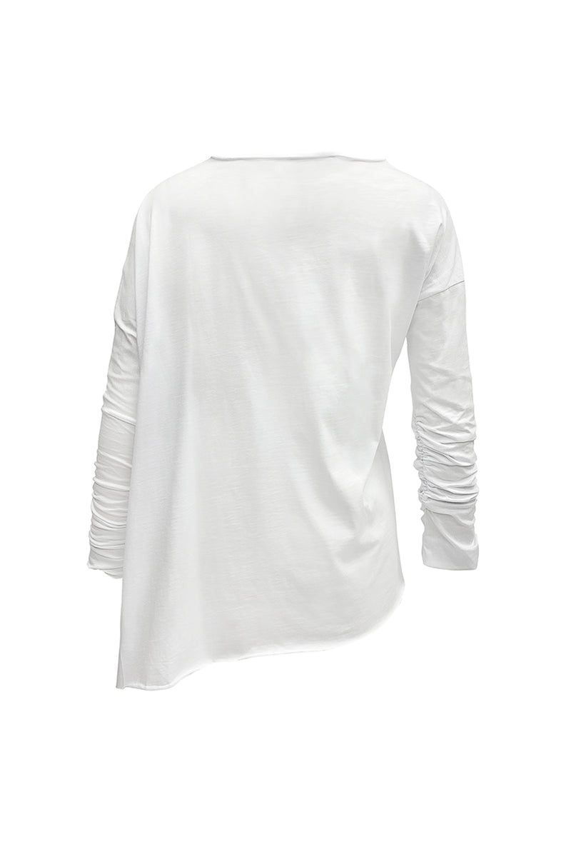BEYAZ UZUN T-SHIRT 7123