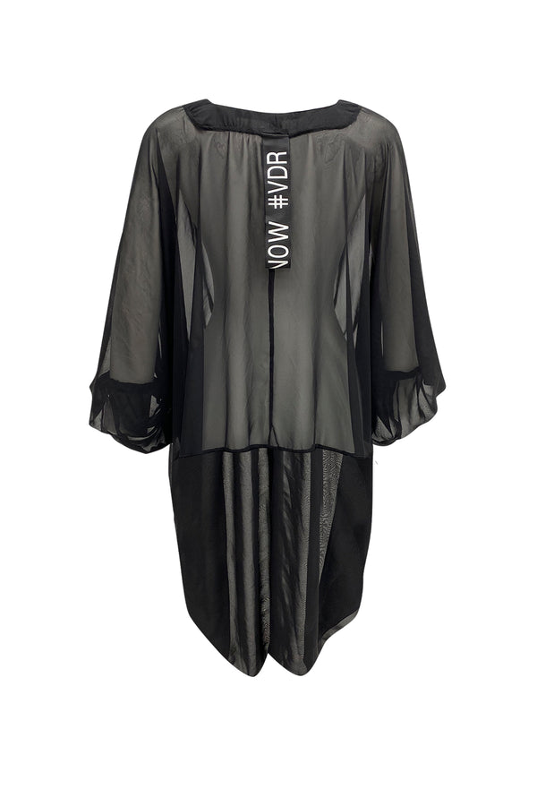 SİYAH BLUZ 7144