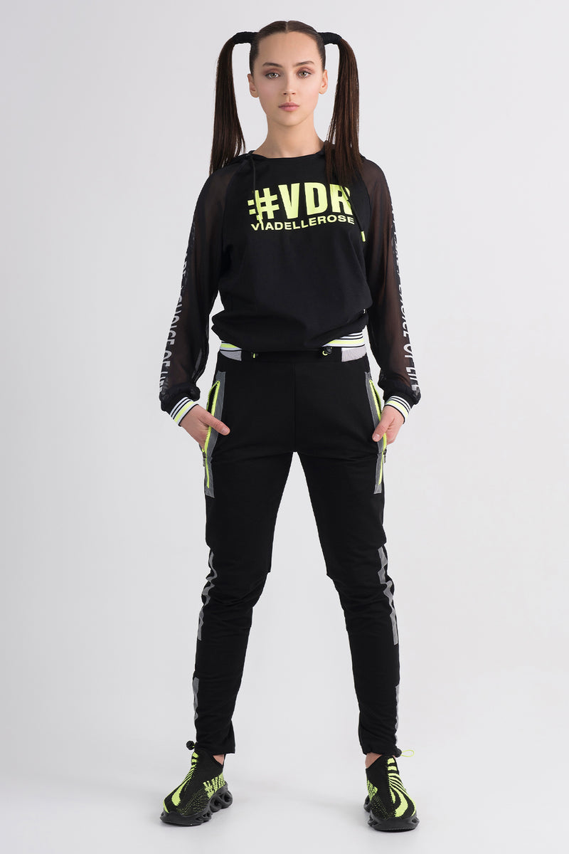 SİYAH SWEATSHIRT 7191