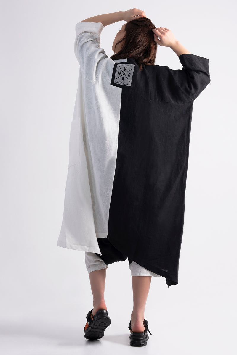 SİYAH EKRU HIRKA 7197