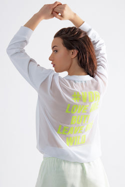 BEYAZ SWEATSHIRT 7210