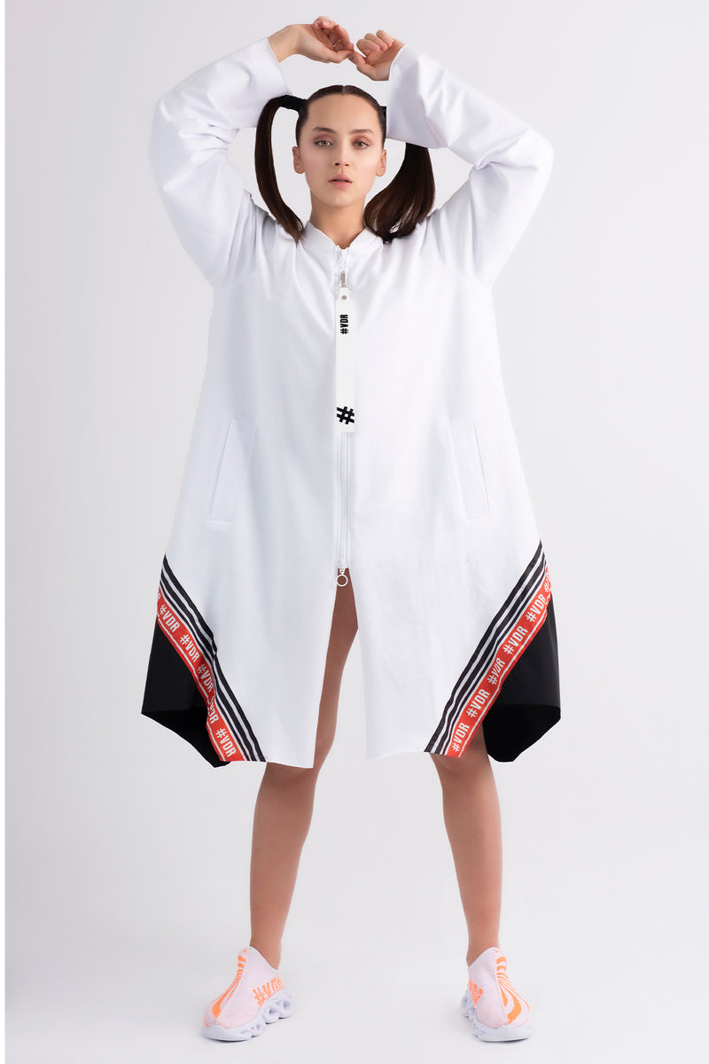 BEYAZ SİYAH SWEATSHIRT 7212
