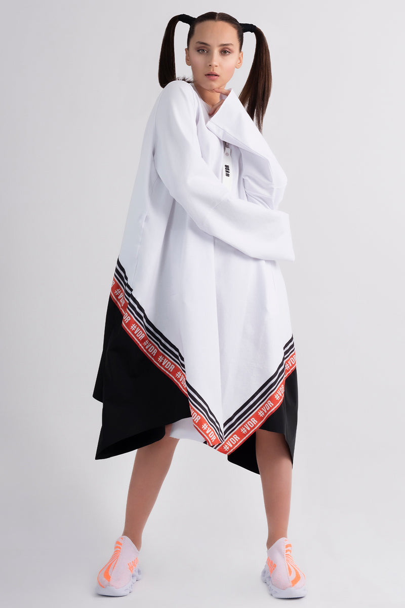 BEYAZ SİYAH SWEATSHIRT 7212