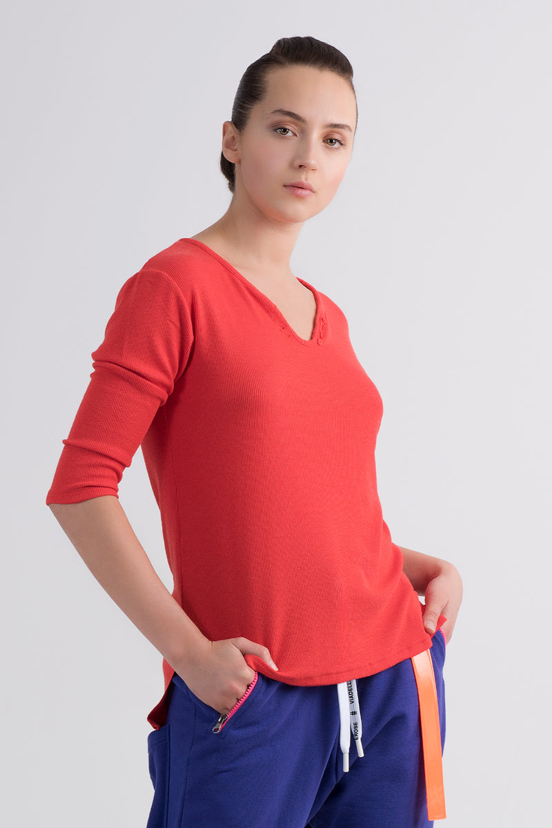 TURUNCU T-SHIRT 7251