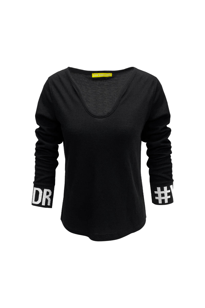 SİYAH UZUN T-SHIRT 7286