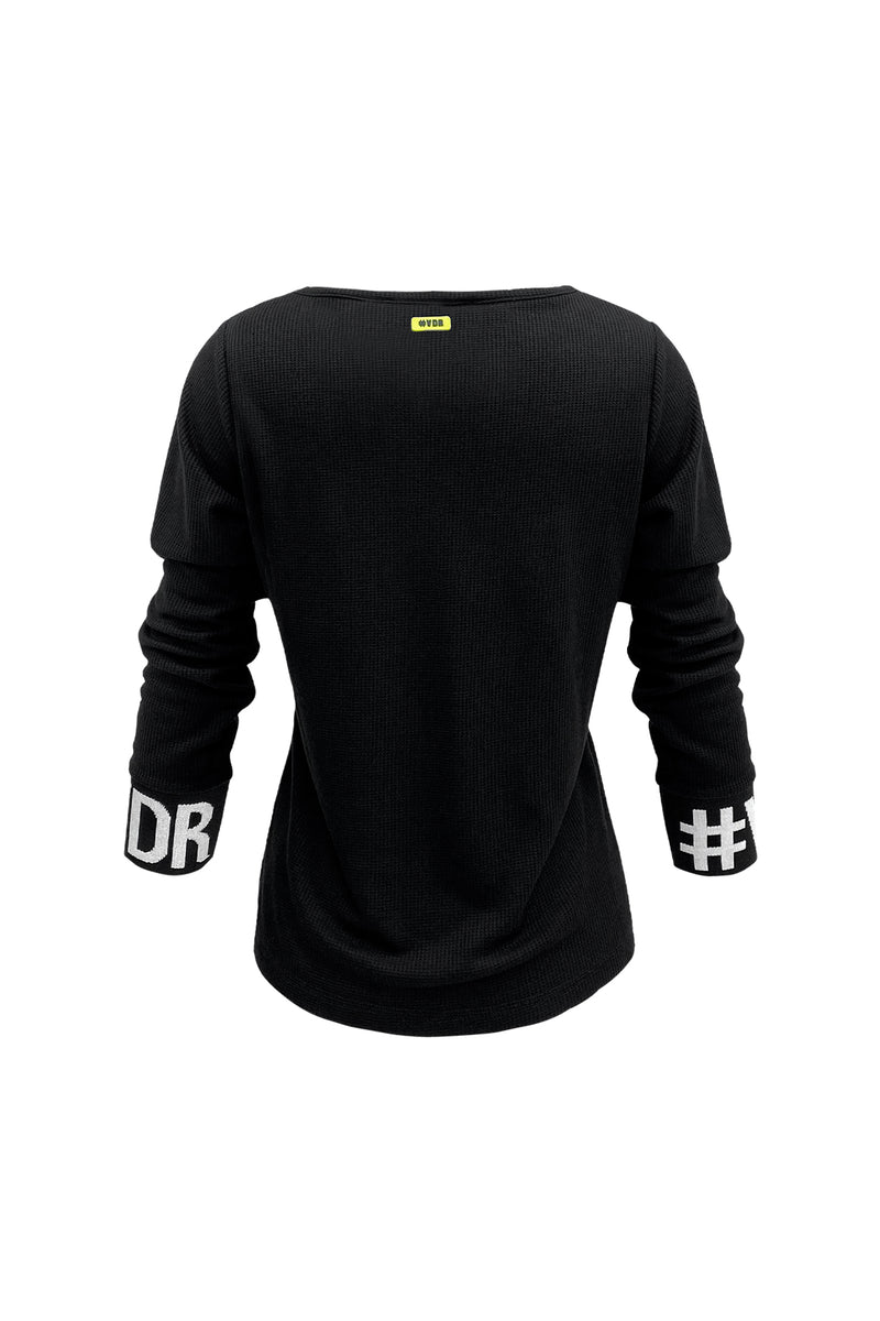 SİYAH UZUN T-SHIRT 7286