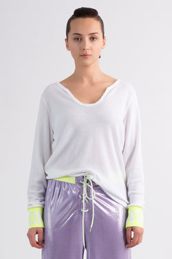 BEYAZ UZUN T-SHIRT 7286
