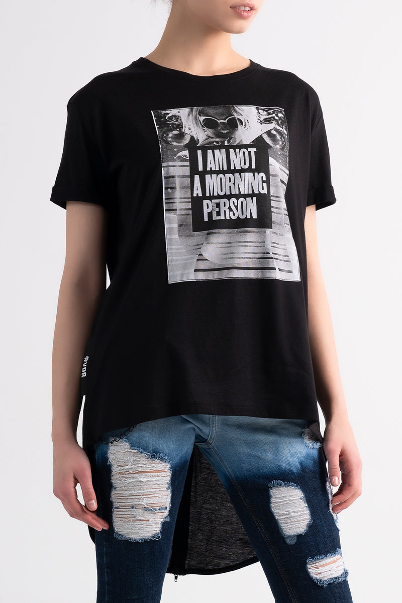 SİYAH T-SHIRT 7329