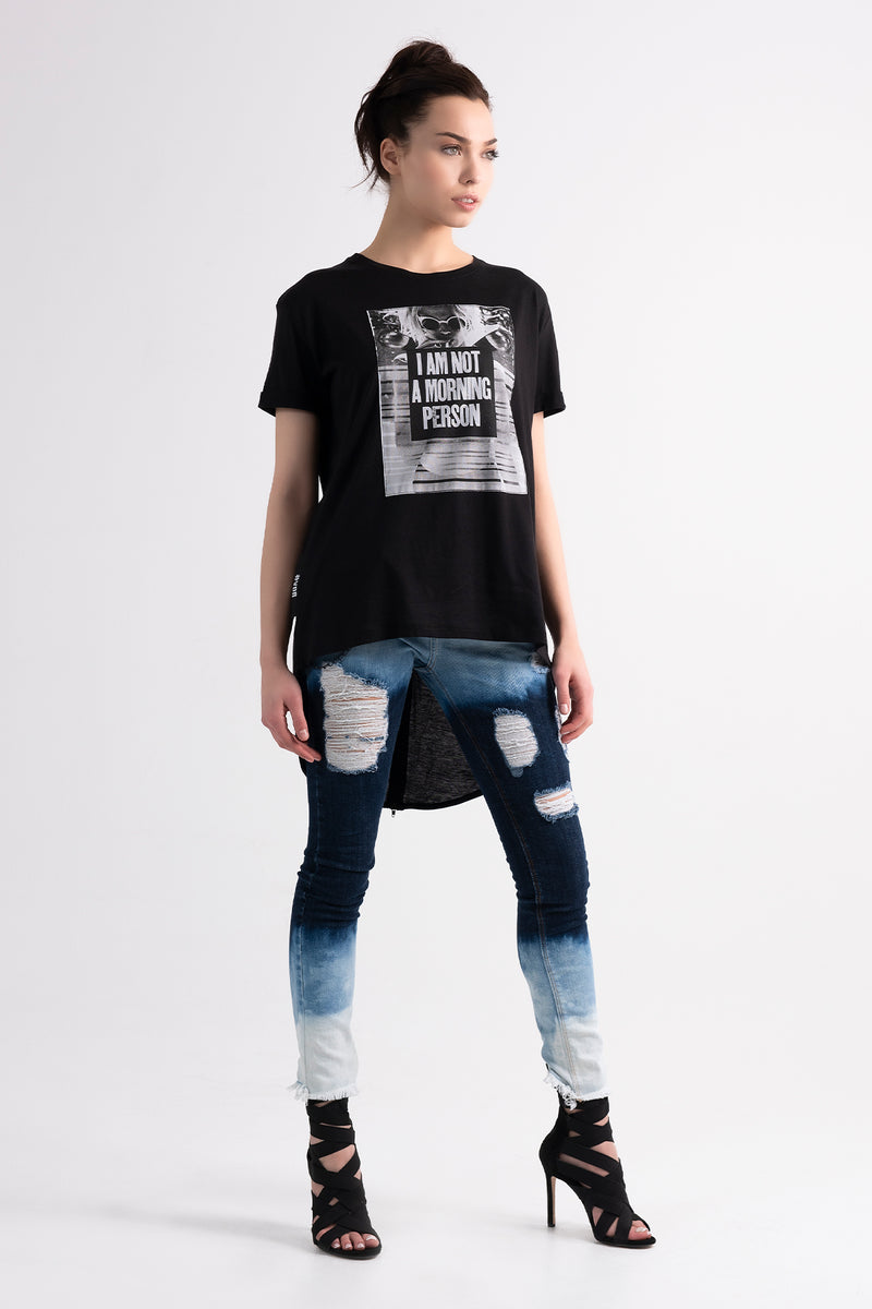 SİYAH T-SHIRT 7329