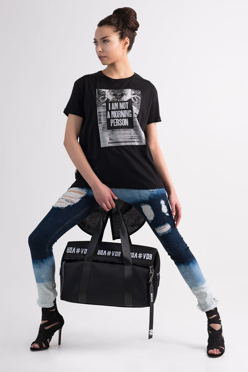 SİYAH T-SHIRT 7329