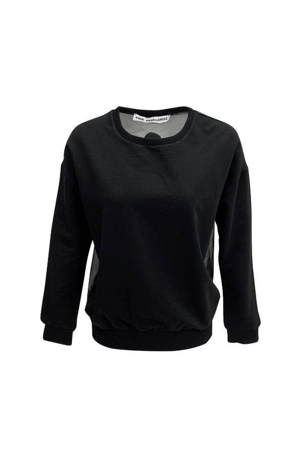 SİYAH SWEATSHIRT 7349