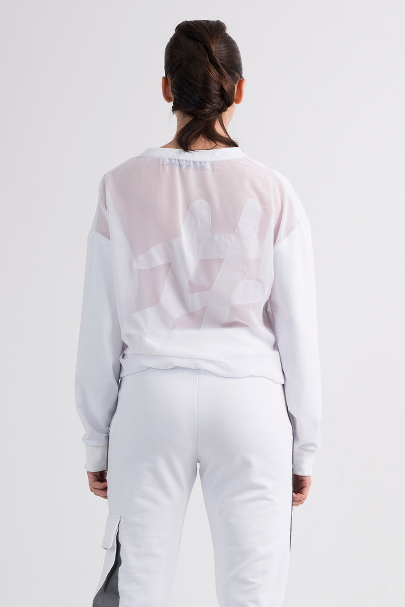 BEYAZ SWEATSHIRT 7349