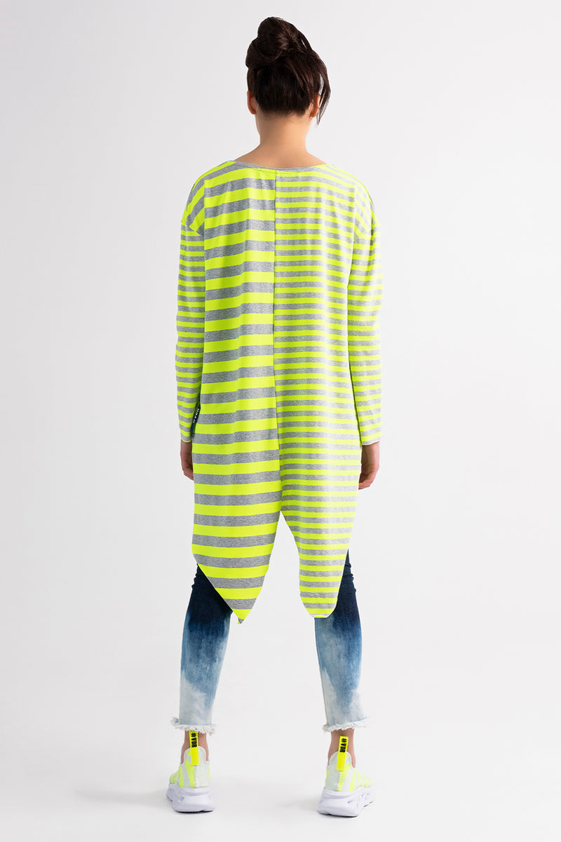 SARI NEON UZUN T-SHIRT 7359