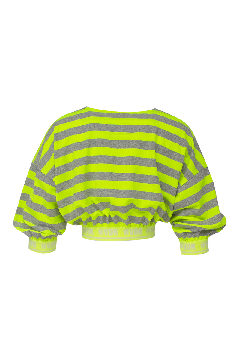 SARI NEON GRİ MELANJ CEKET 7366