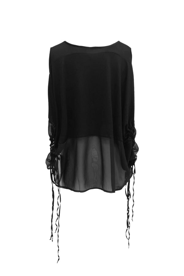 SİYAH BLUZ 7368