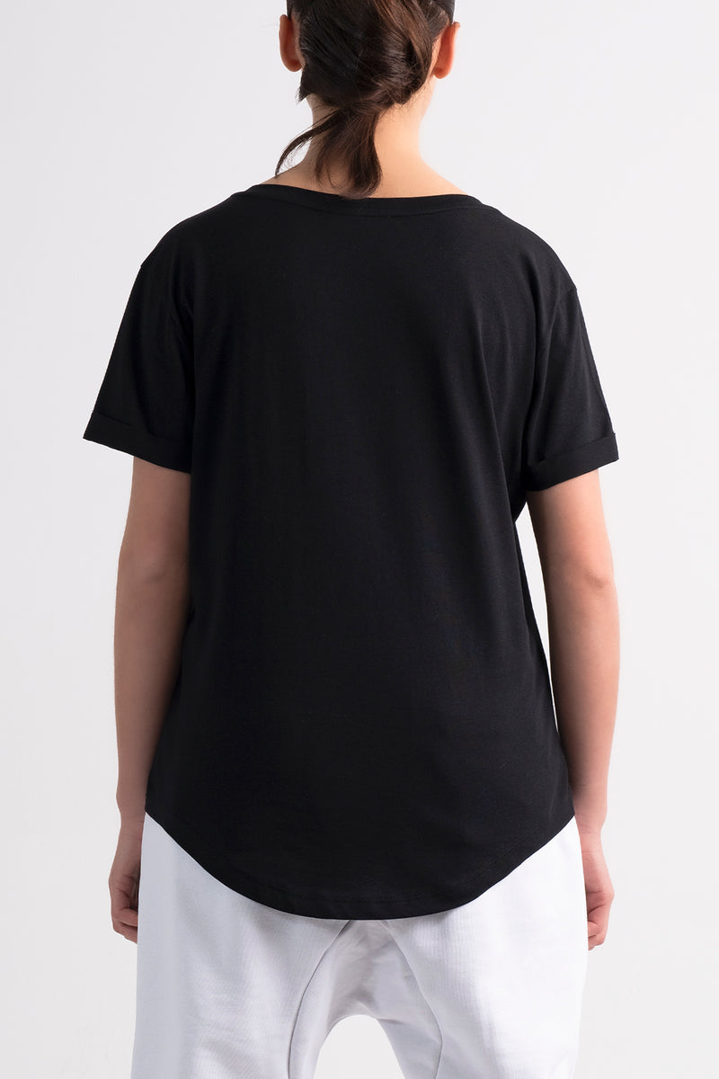 SİYAH T-SHIRT 7388