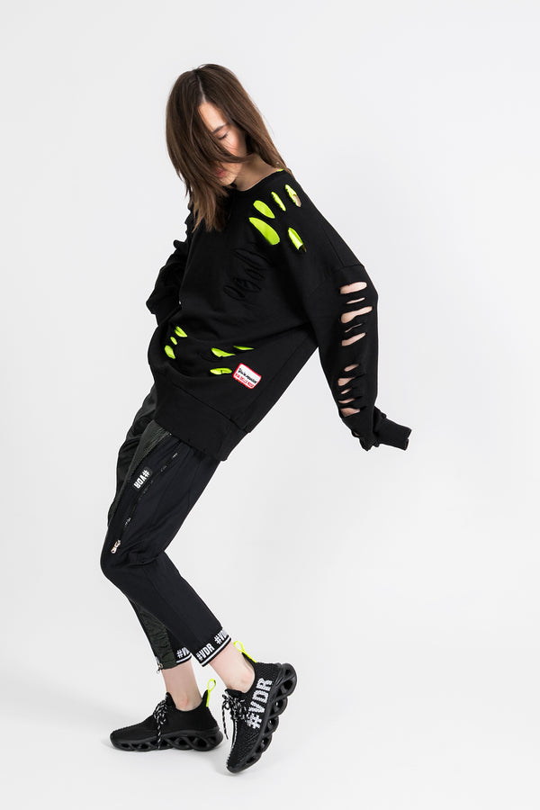 SİYAH SWEATSHIRT 9080