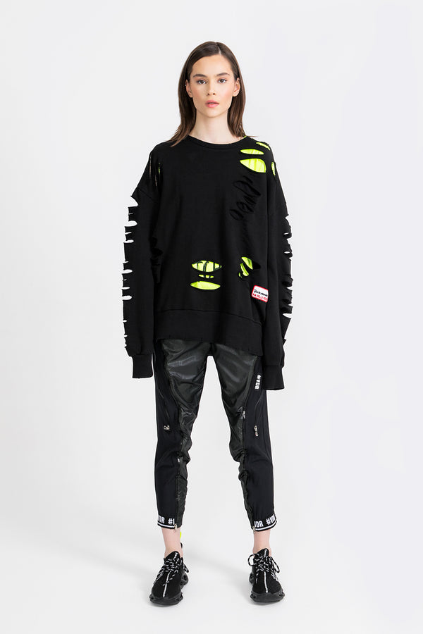SİYAH SWEATSHIRT 9080