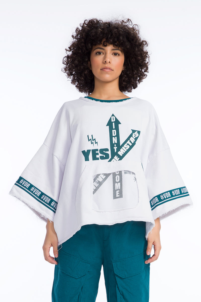 BEYAZ SWEATSHIRT 9107