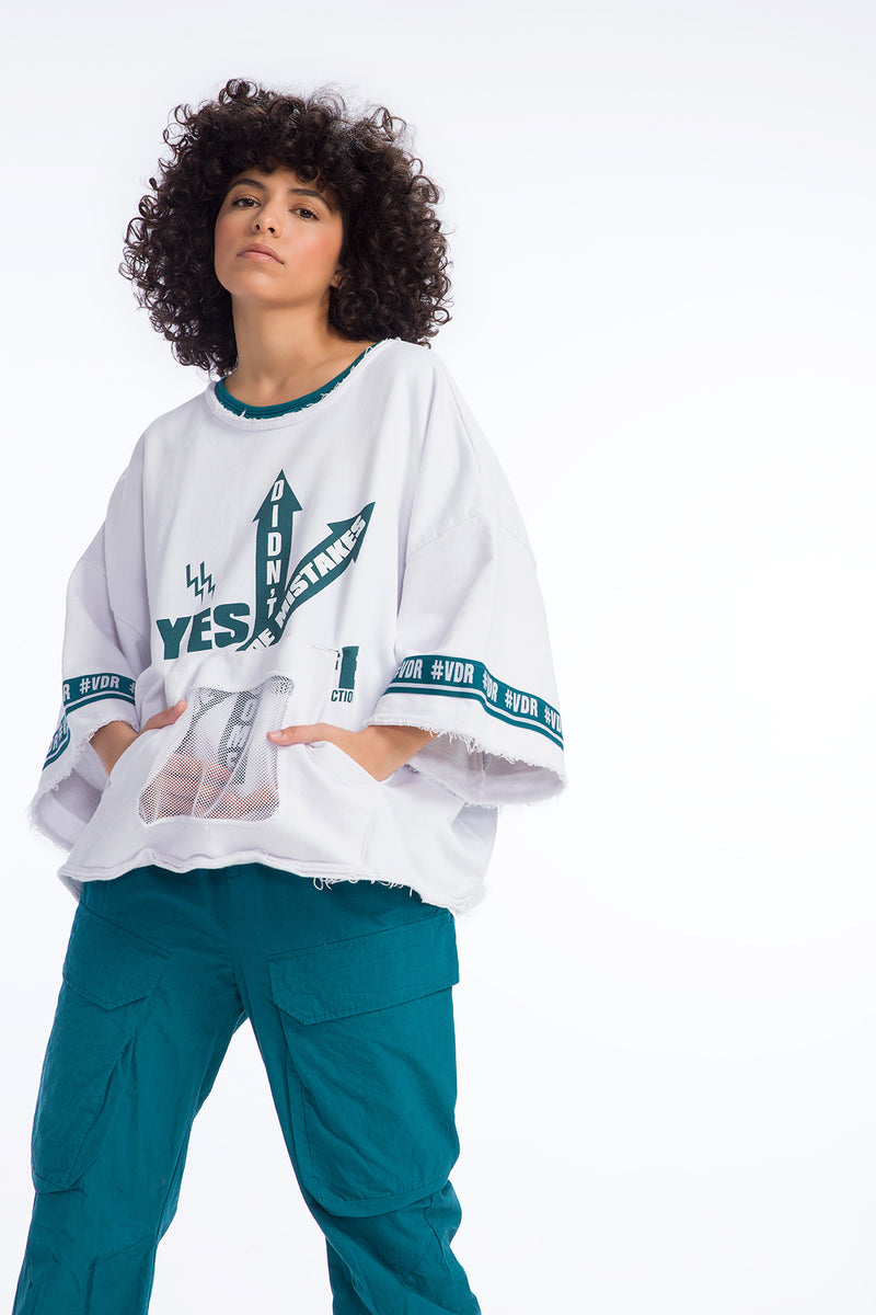 BEYAZ SWEATSHIRT 9107