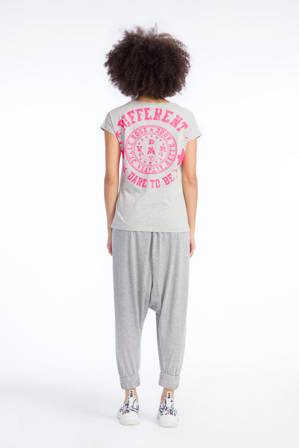 GRİ MELANJ T-SHIRT 9140