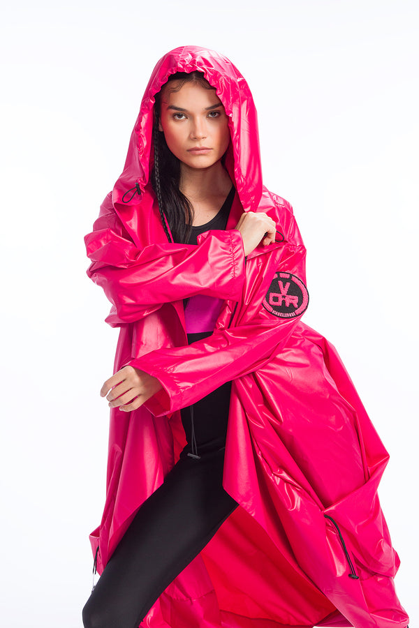 KOYU PEMBE TRENÇKOT 9177