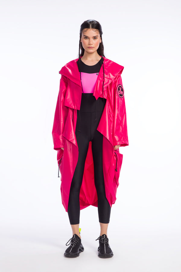 KOYU PEMBE TRENÇKOT 9177