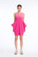 KOYU PEMBE ELBİSE 9202