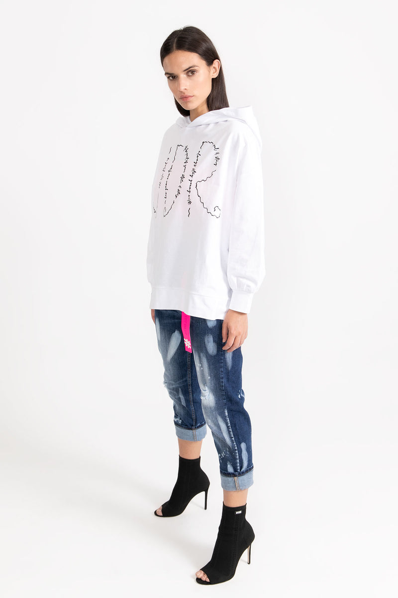 BEYAZ SWEATSHIRT 9218