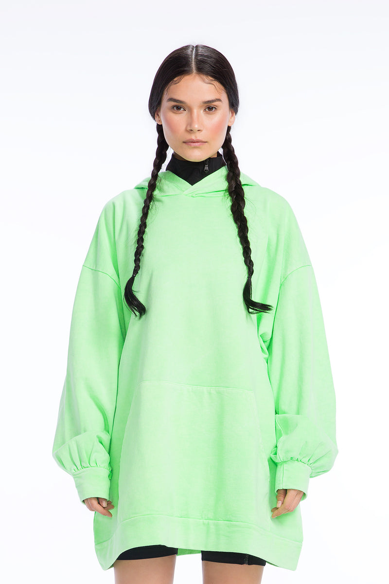 YEŞİL NEON SWEATSHIRT 9228