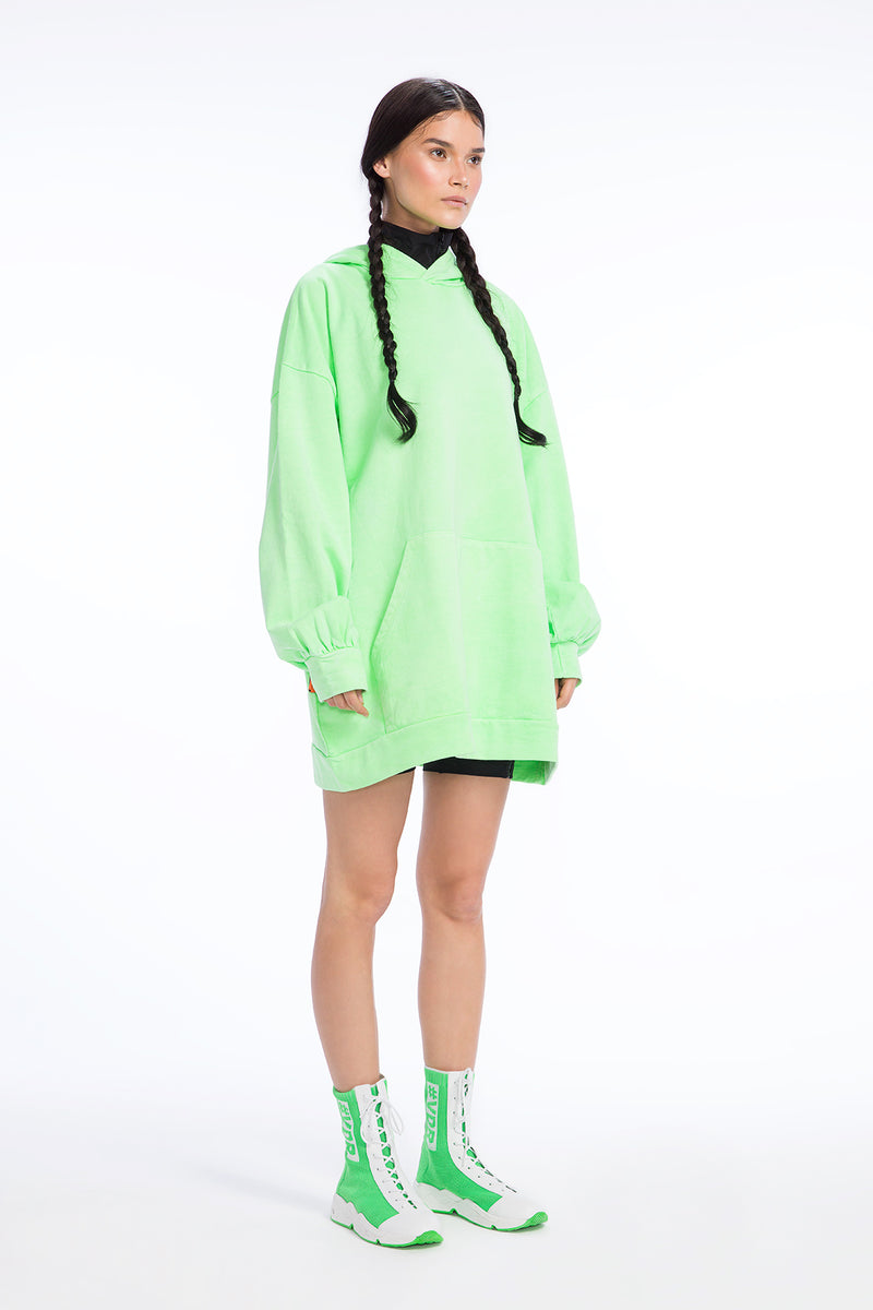 YEŞİL NEON SWEATSHIRT 9228