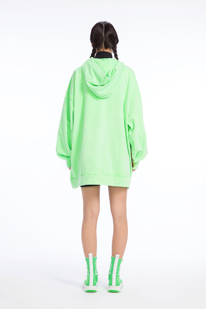 YEŞİL NEON SWEATSHIRT 9228