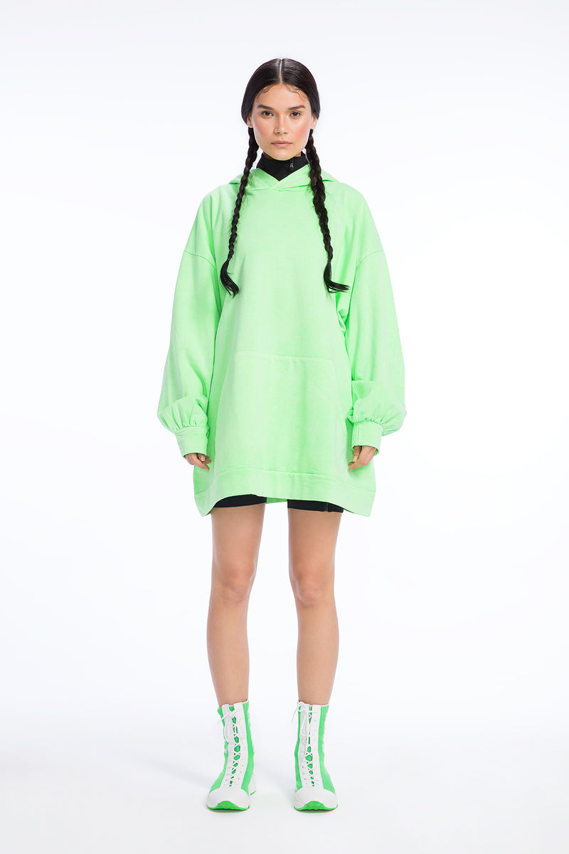 YEŞİL NEON SWEATSHIRT 9228