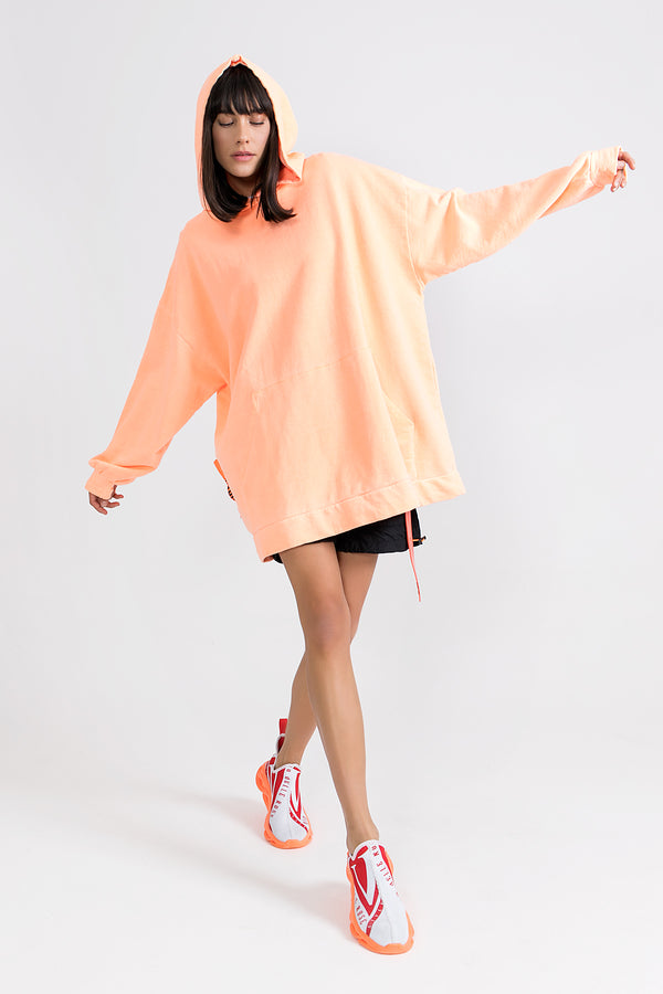 TURUNCU NEON SWEATSHIRT 9228