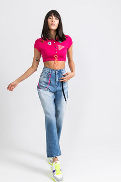KOYU PEMBE T-SHIRT 9320