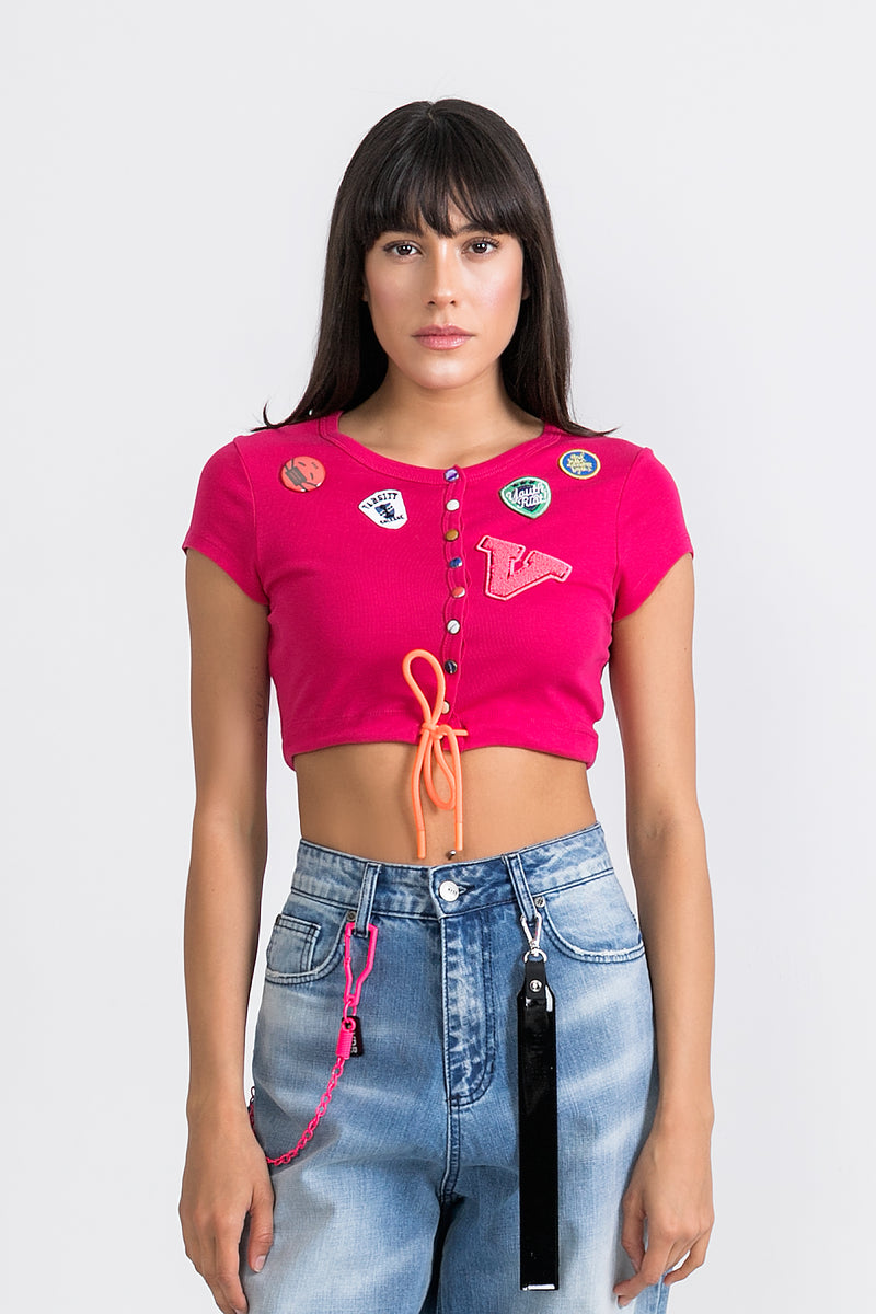 KOYU PEMBE T-SHIRT 9320