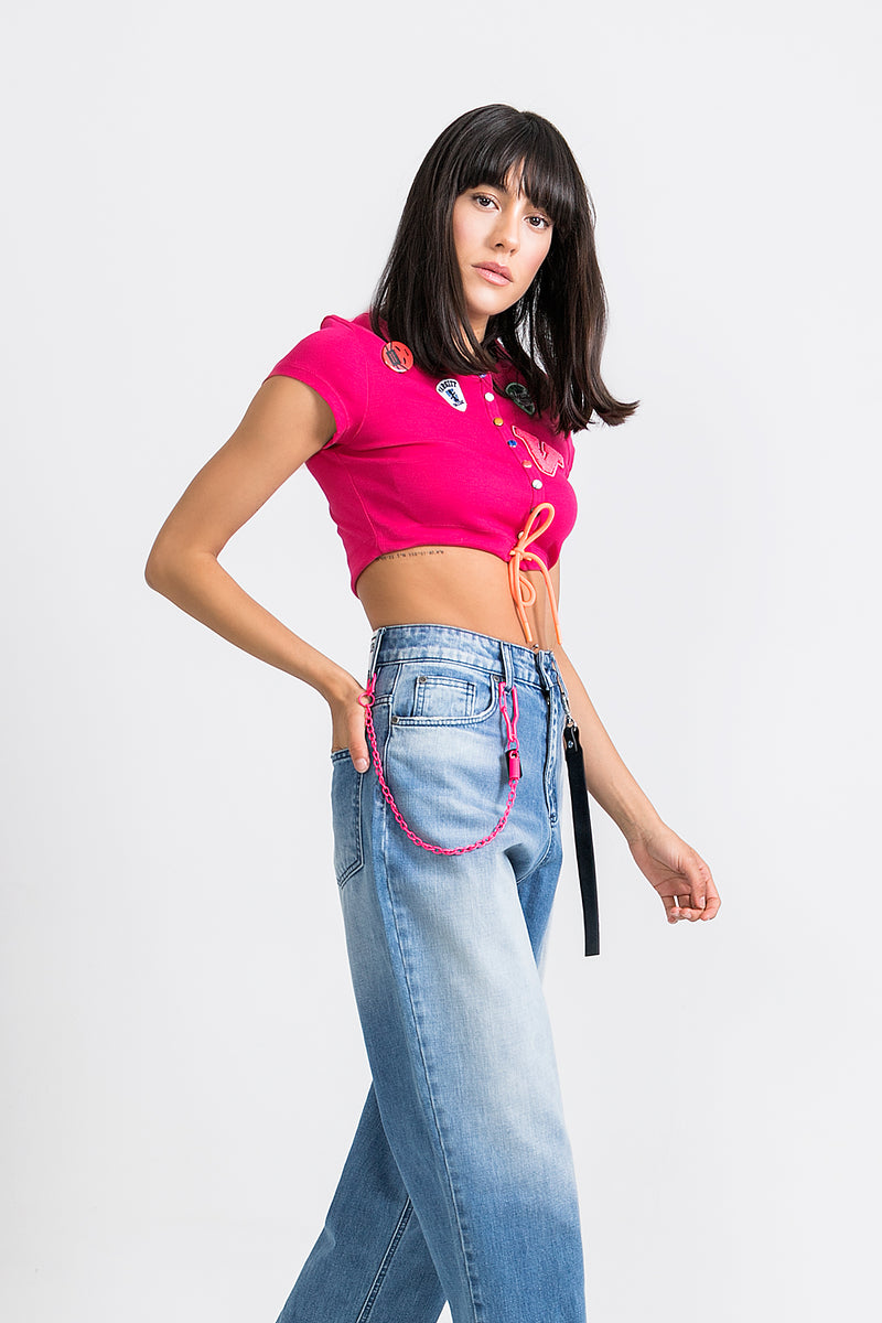 KOYU PEMBE T-SHIRT 9320
