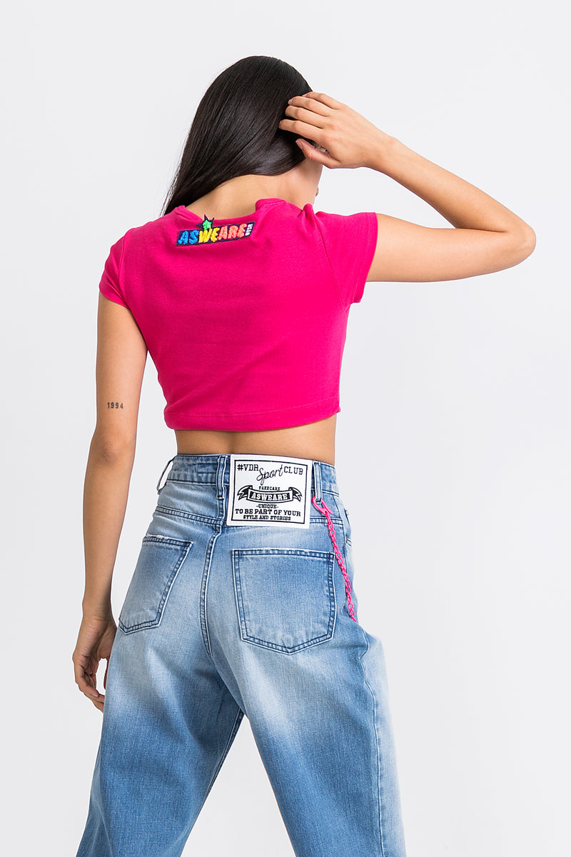 KOYU PEMBE T-SHIRT 9320