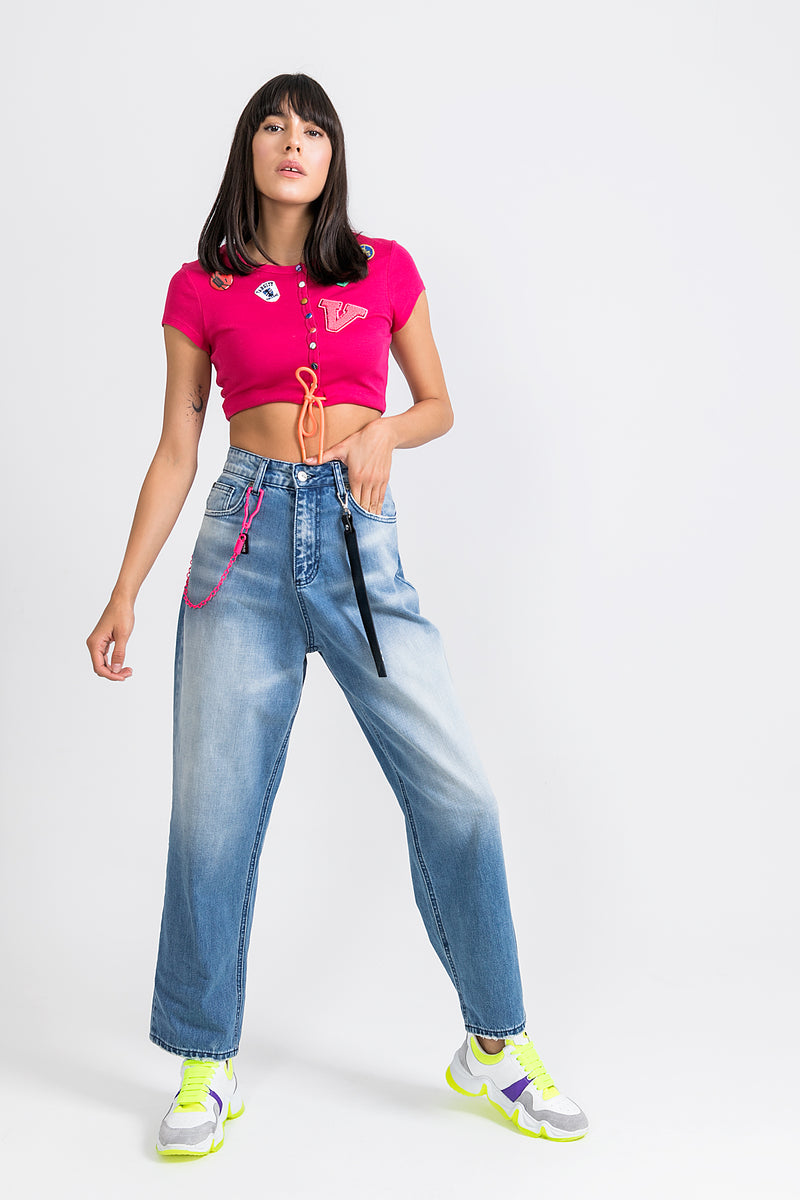KOYU PEMBE T-SHIRT 9320