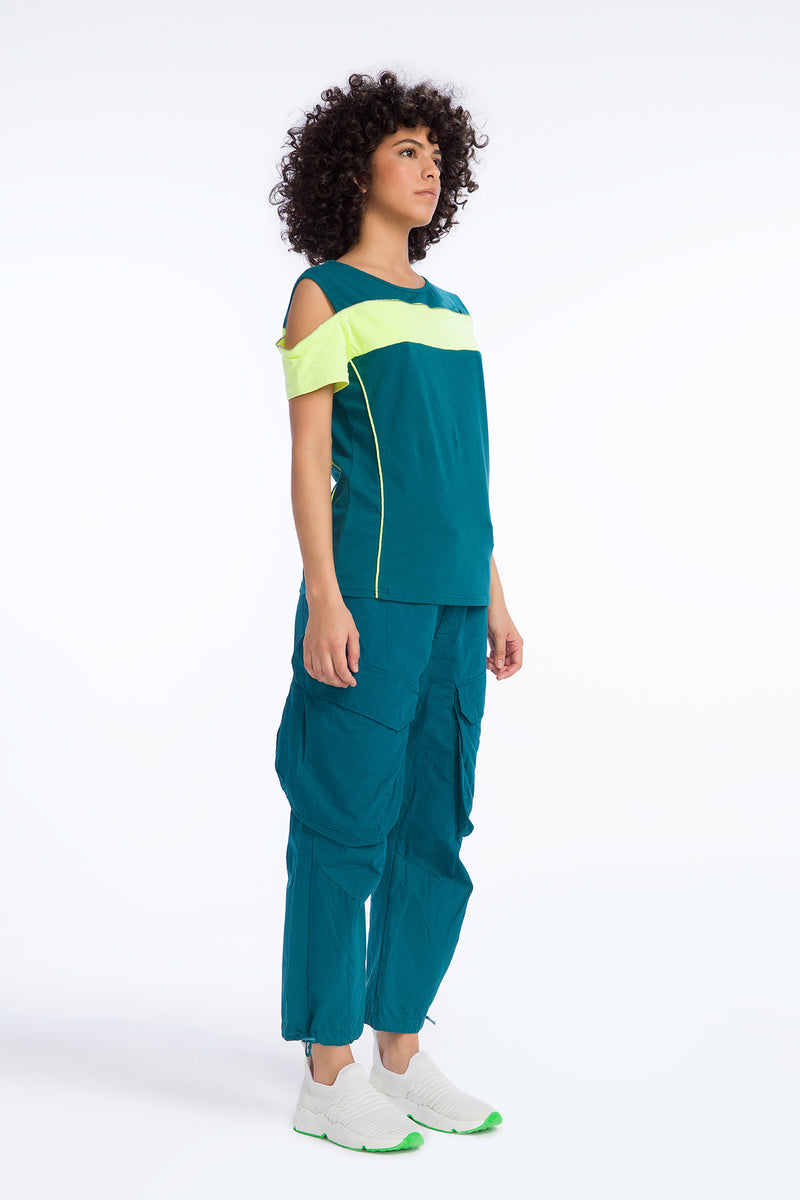 KOYU YEŞİL T-SHIRT 9322