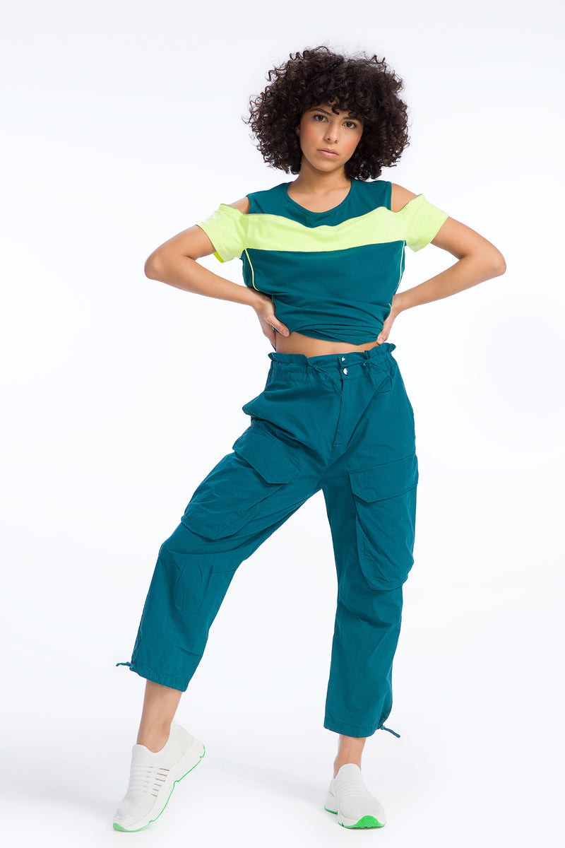 KOYU YEŞİL T-SHIRT 9322