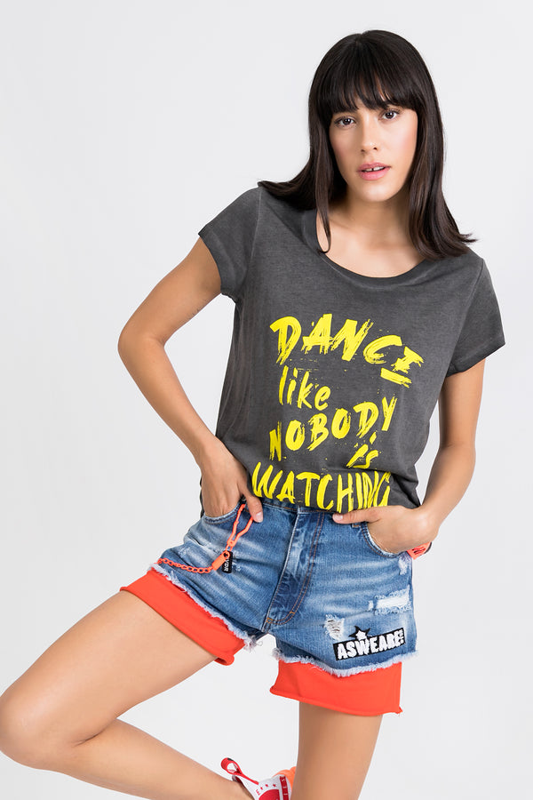 SİYAH T-SHIRT 9345