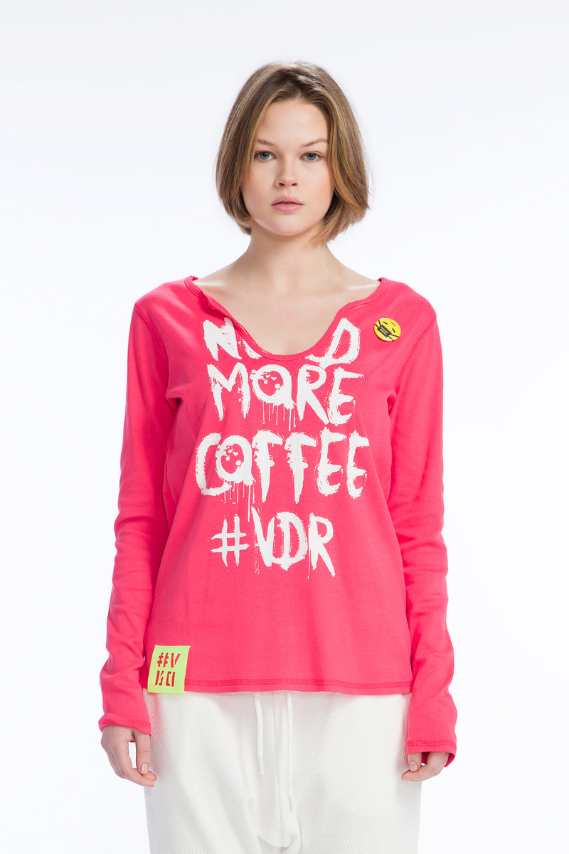 KOYU PEMBE T-SHIRT 9347