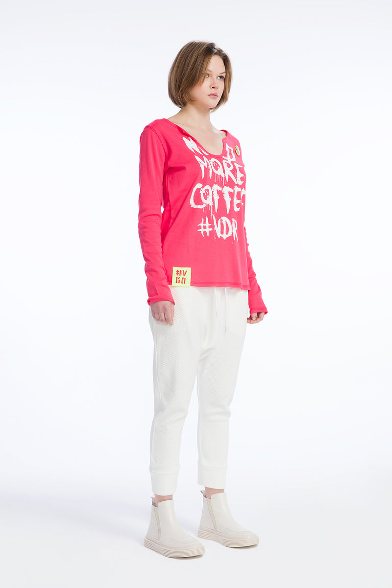 KOYU PEMBE T-SHIRT 9347