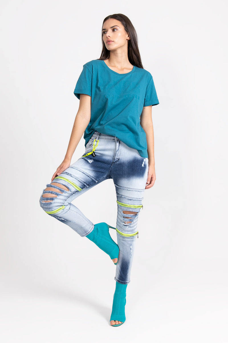 KOYU YEŞİL T-SHIRT 9505