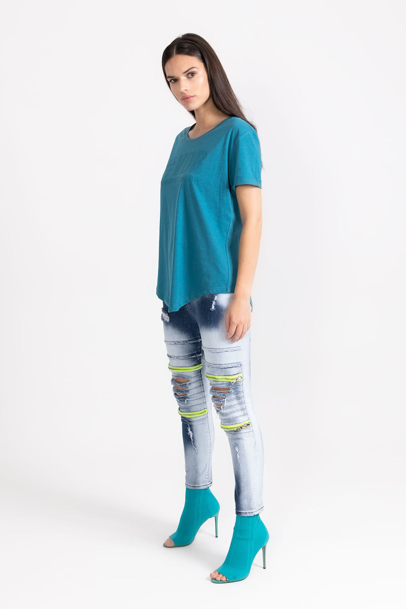 KOYU YEŞİL T-SHIRT 9505