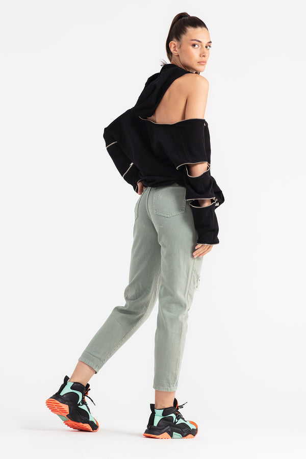 SİYAH SWEATSHIRT 11028