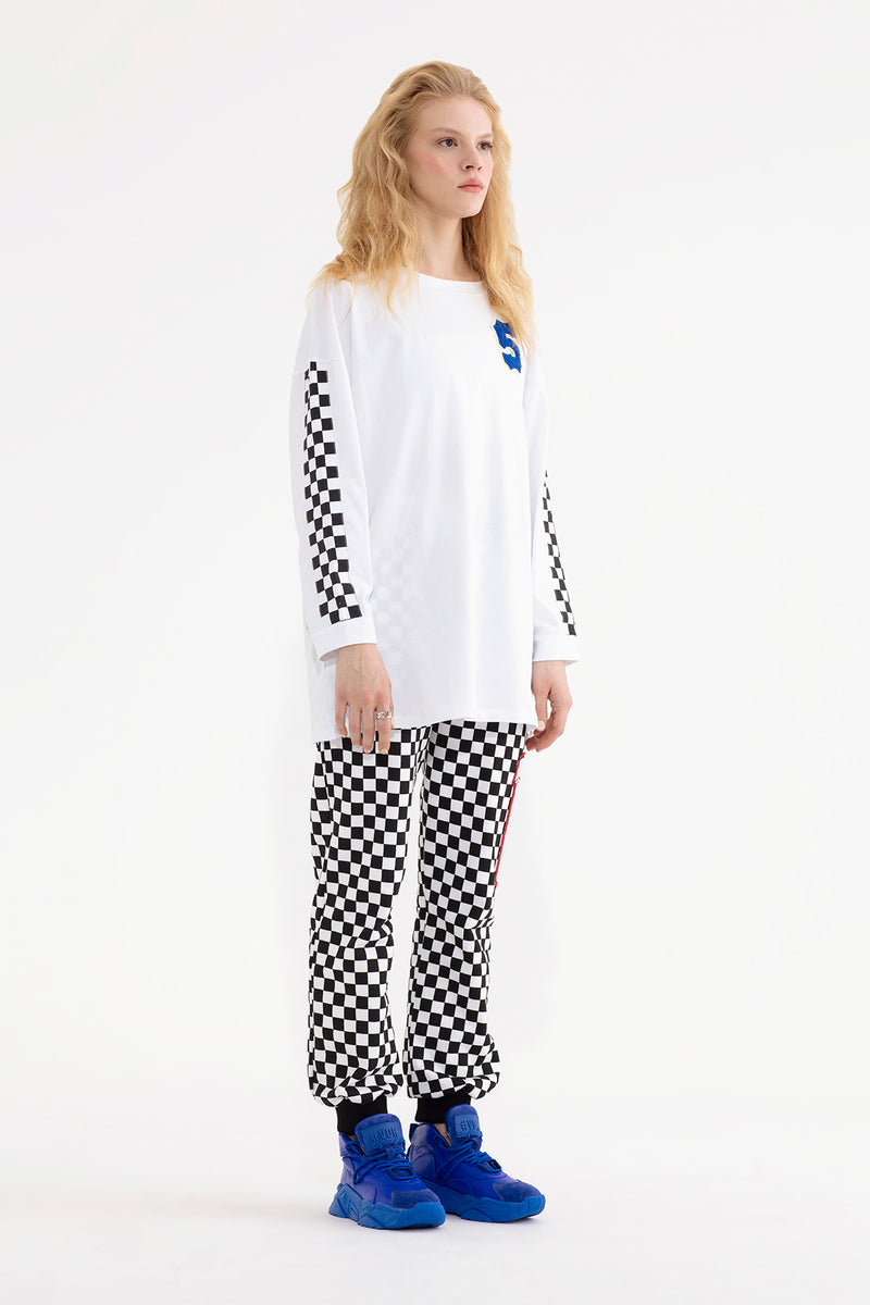 BEYAZ UZUN T-SHIRT 13078